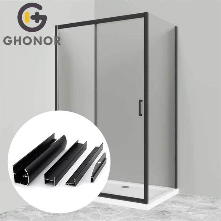 Perfil de aluminio para puerta de ducha