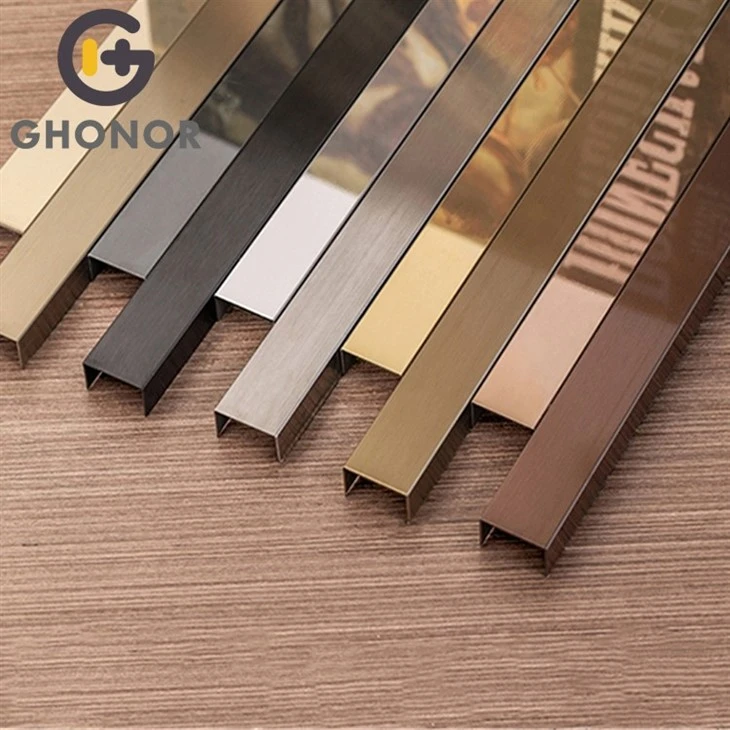 Stainless-Steel-U trim for wall Stainless-Steel-U trim for wall
